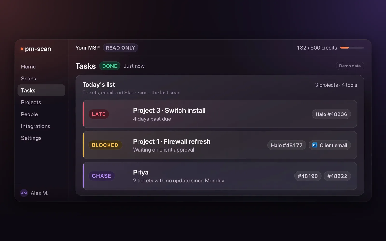 The MSP version, reading ConnectWise and HaloPSA.